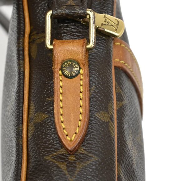 LOUIS VUITTON Danube Shoulder Bag Monogram Leather Brown France - Picture 8 of 16